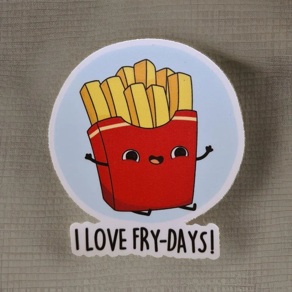 FRY DAYS- Magnetic Sticker