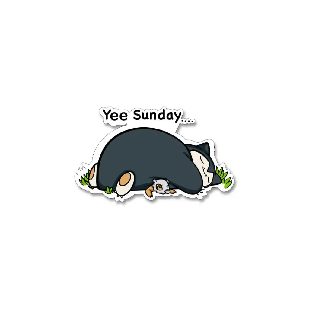  Yee Sunday- Premium Vinyl Sticker