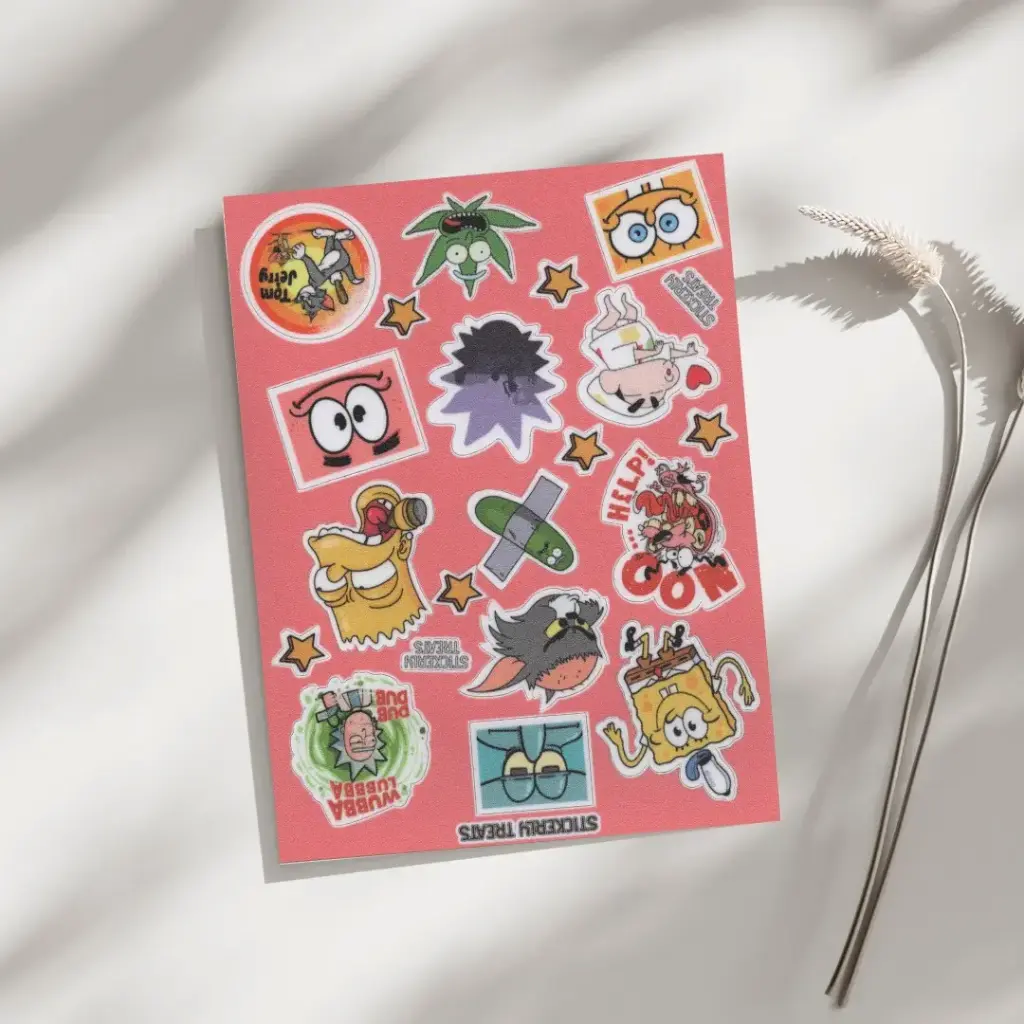 [ST_MSS_003] Cartoon Series - Mini Sticker Sheet