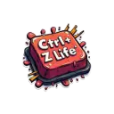  Ctrl + Z Life - Premium Vinyl Sticker