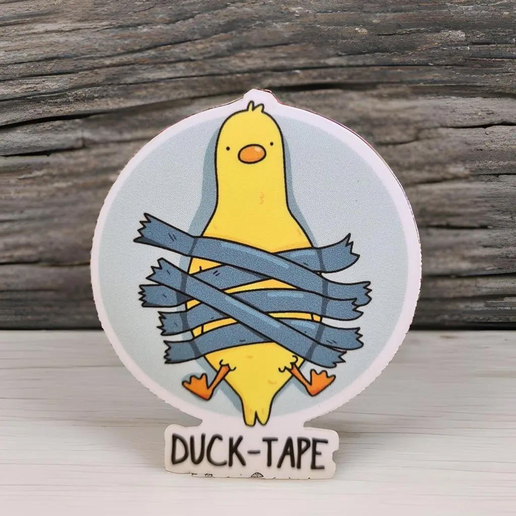 Duck Tape- Magnetic sticker