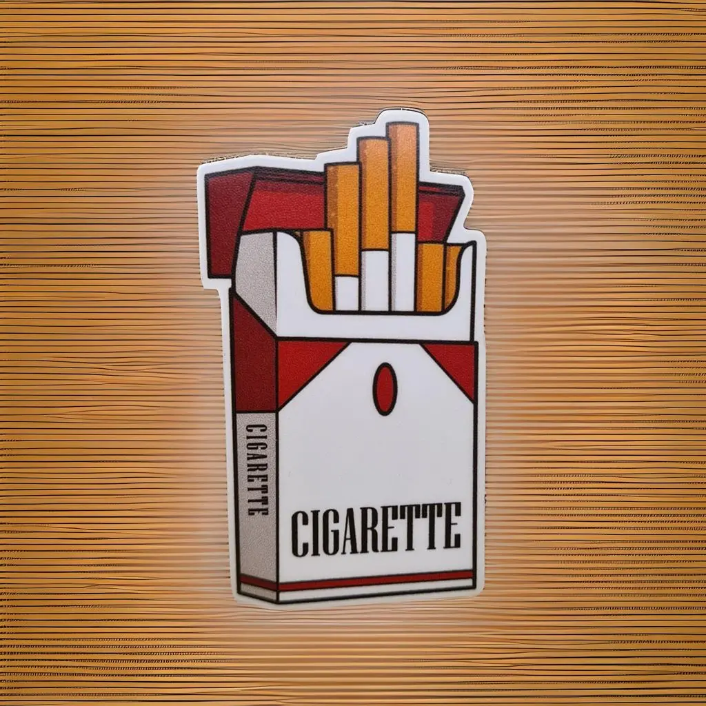 Cigarette - Magnetic Sticker