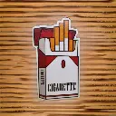 Cigarette - Magnetic Sticker