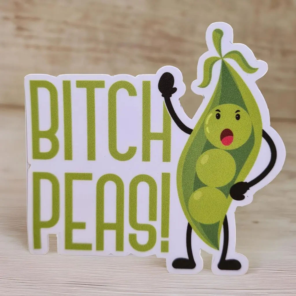 Bitch Peas- Magnetic sticker