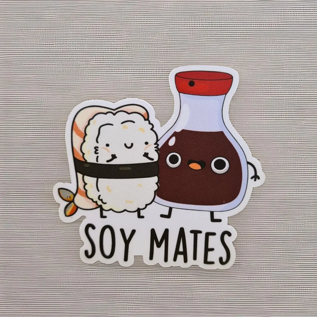 SOY MATES - Magnetic sticker 