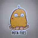 POTA TOES - Magnetic sticker 