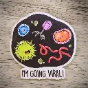  I am Going Viral- Magnetic Sticker 