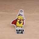 Super Glue - Magnetic Sticker 