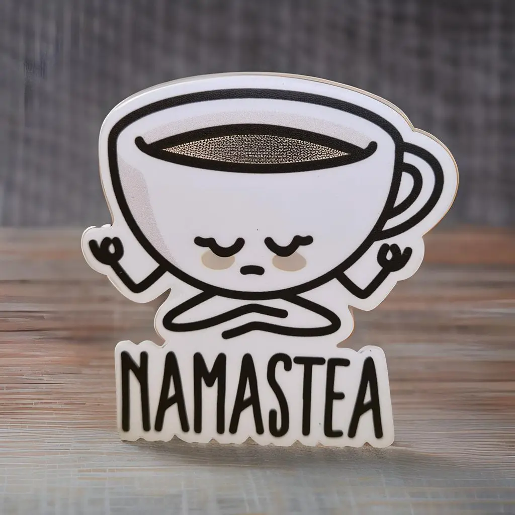NAMASTEA - Magnetic Sticker 