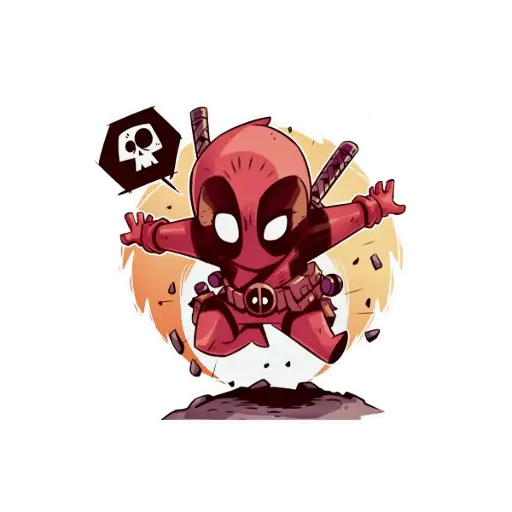 [ST_PVS_023] Dead Pool - Premium Vinyl Sticker