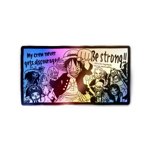 [ST_PVS_037]  Monkey D LUFFY & Straw hat- Premium Vinyl Sticker