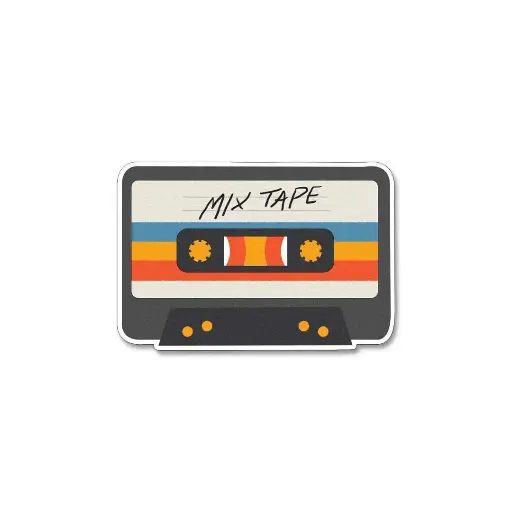 [ST_PVS_036] Mix Tape - Premium Vinyl Sticker