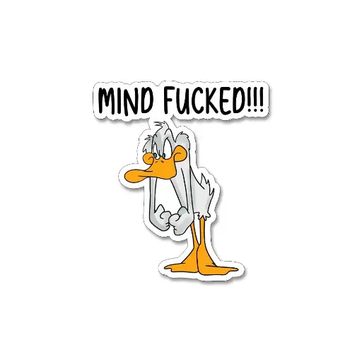 [ST_PVS_034] Mind Fucked - Premium Vinyl Sticker 