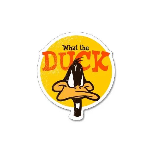 [ST_PVS_060] What The Duck - Premium Vinyl Sticker