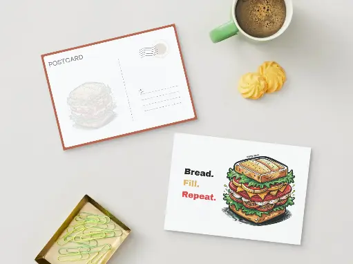 [ST_PC_009] Hungry - Laminated Postcard