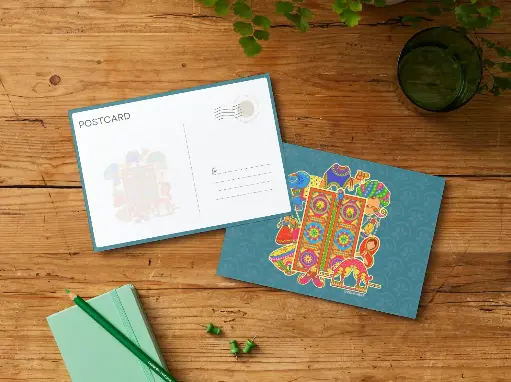 [ST_PC_007] Rajastan - Laminated Postcard