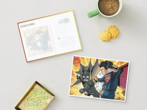 [ST_PC_003] Lego Heros - Laminated Postcard