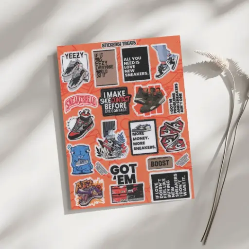 [ST_MSS_010] Sneaker Head - Mini Sticker Sheet