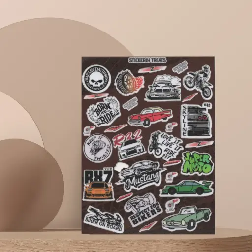 [ST_MSS_009] Rider Series - Mini Sticker Sheet
