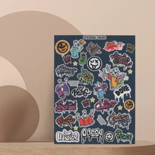 [ST_MSS_005] Graffiti Series - Mini Sticker Sheet