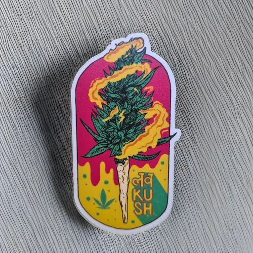 [ST_FMS_007] LUV KUSH- Magnetic sticker 