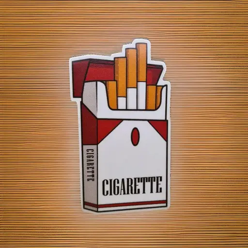 [ST_FMS_005] Cigarette - Magnetic Sticker