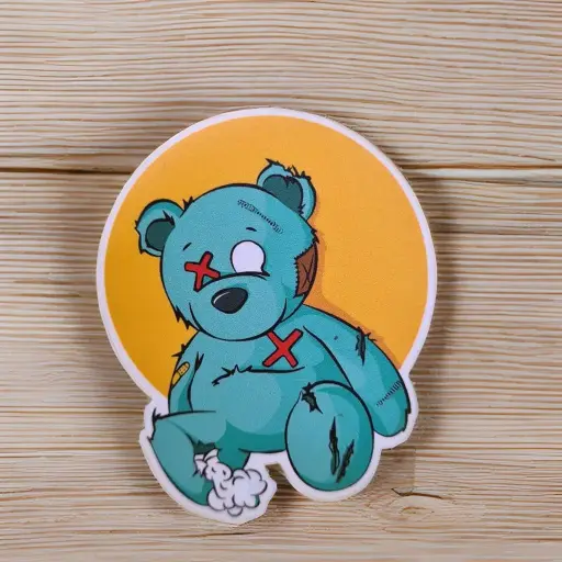 [ST_FMS_001] Teddy - Magnetic Sticker