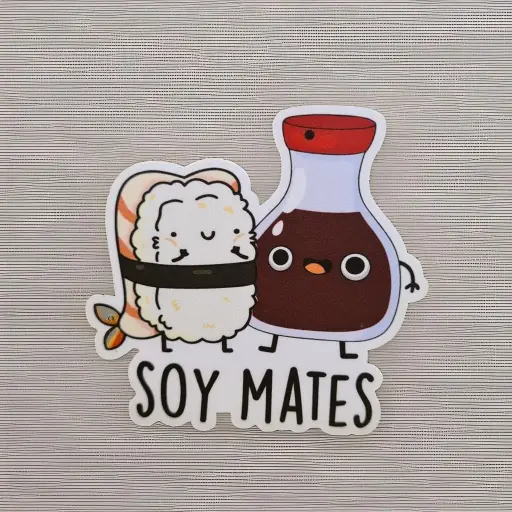 [ST_FMS_024] SOY MATES - Magnetic sticker 