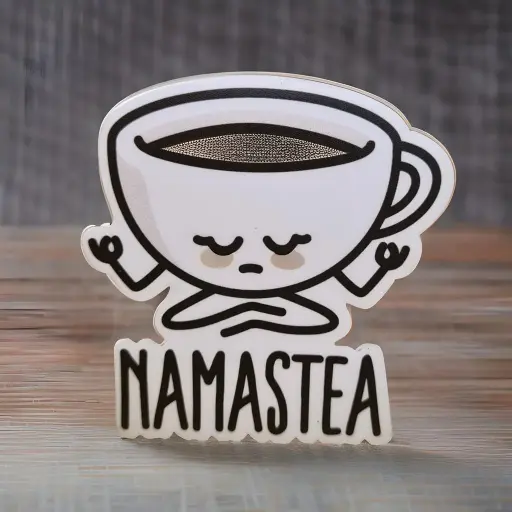 [ST_FMS_050] NAMASTEA - Magnetic Sticker 